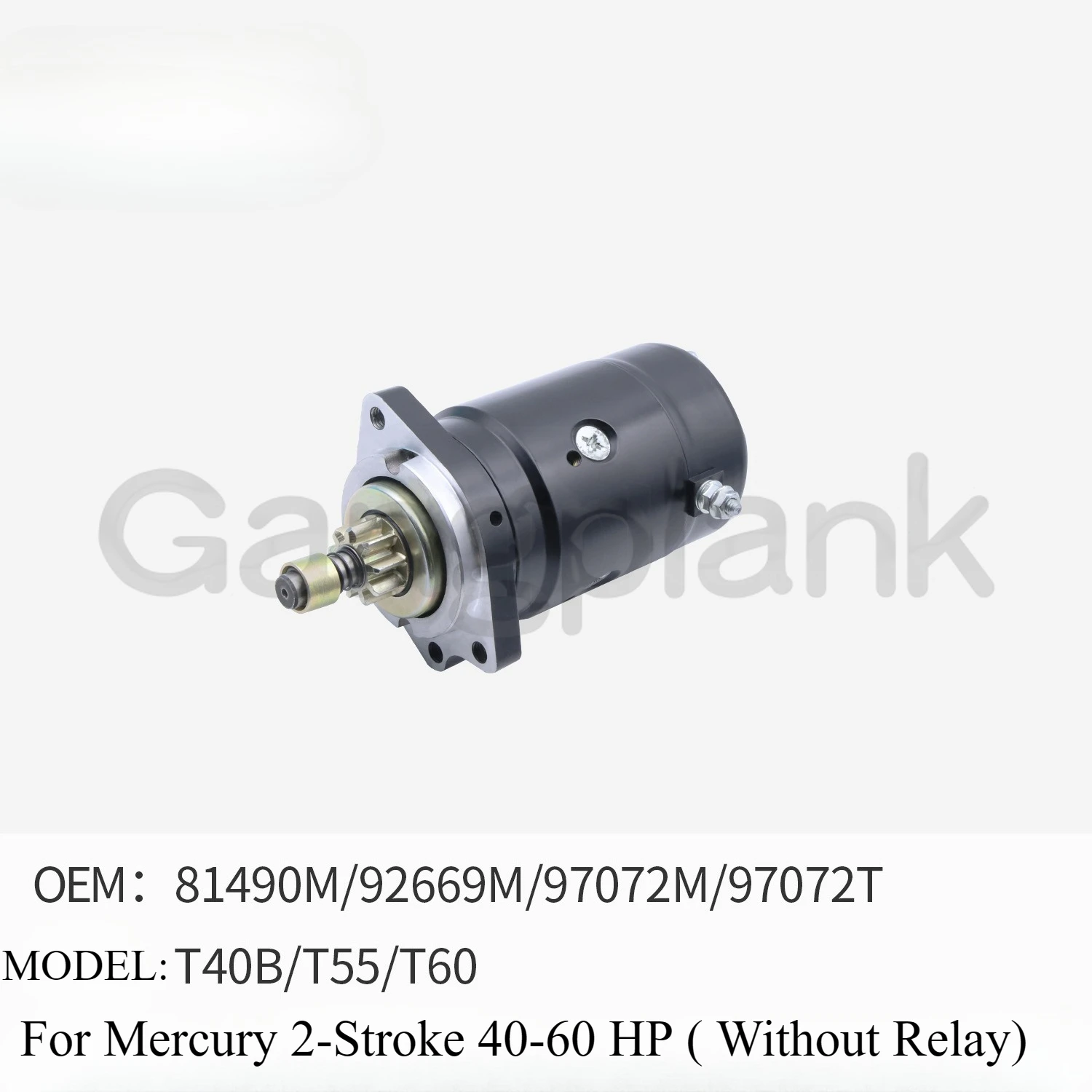 

81490M 92669M 97072M 97072T Стартер для Mercury 2-тактный 40-60 л.с. без реле T40B T55 T60 Подвесной пусковой двигатель