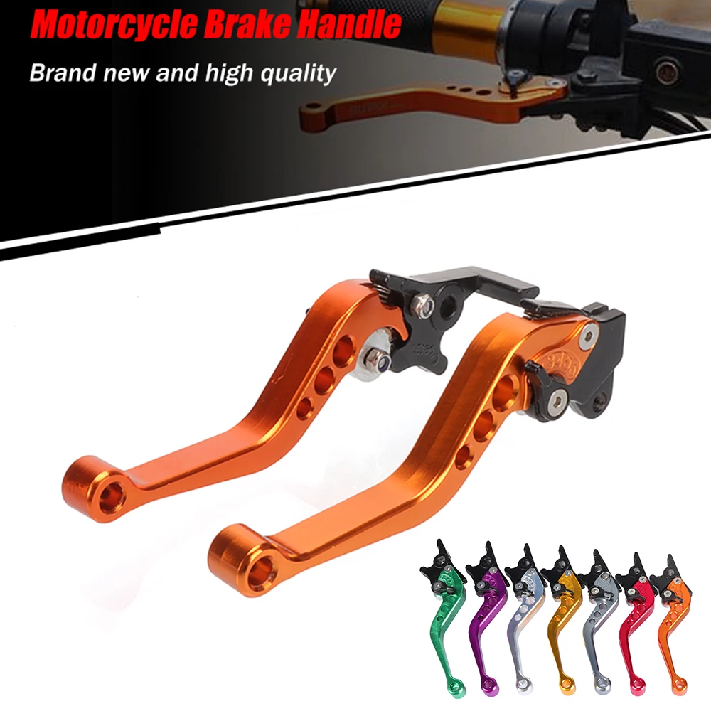 

Universal Motorcycle CNC Adjustable Clutch Handle Drum Brake Lever For Yamaha Honda Suzuki Kawasaki Motorbike Scooter GY6