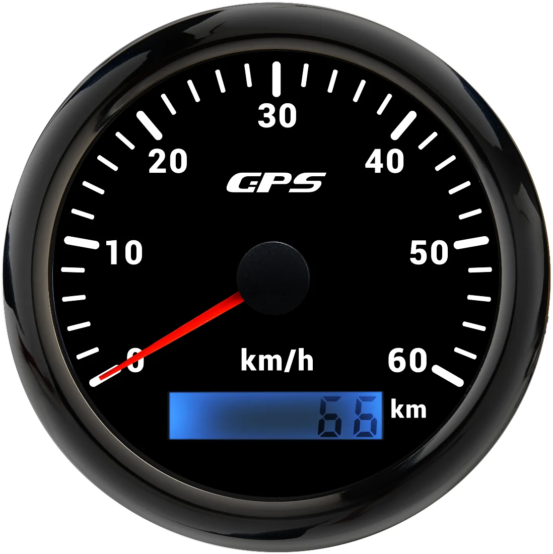 Universele 85 MM GPS Snelheidsmeter Gauge 7 Kleur LED Backlight Voor Motorfiets Marine Boot Vrachtwagen 60 Kmh 200 Kmh Snelheidsmeter Meter