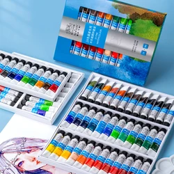 Winsor & Newton Watercolor Paint Set 12/18/24/36 Colors 10ml Tubes Gouache Watercolor Paint Pigment for Artists Student Painting