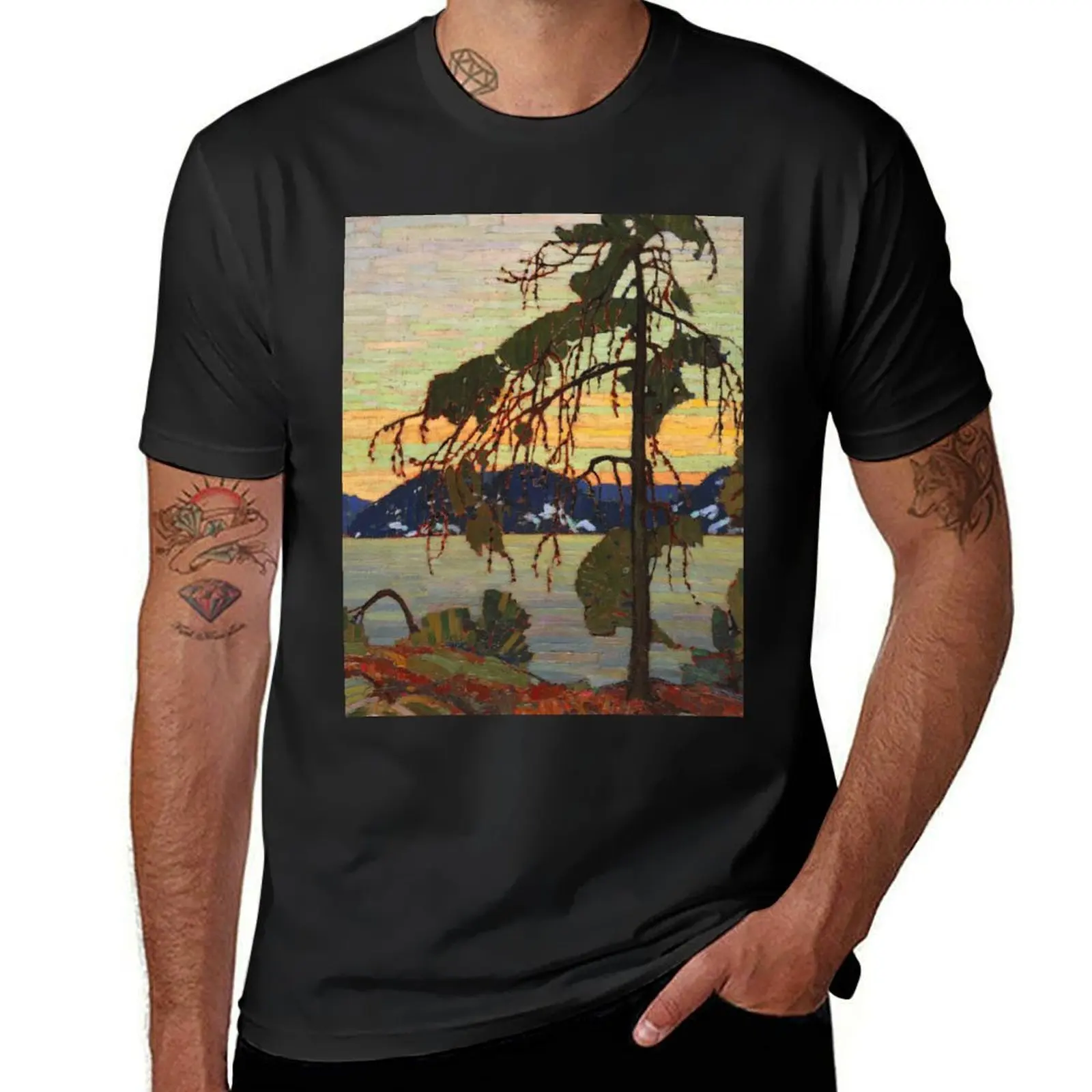 Tom Thomson - The Jack Pine (1916) T-Shirt funnys oversizeds t shirts men