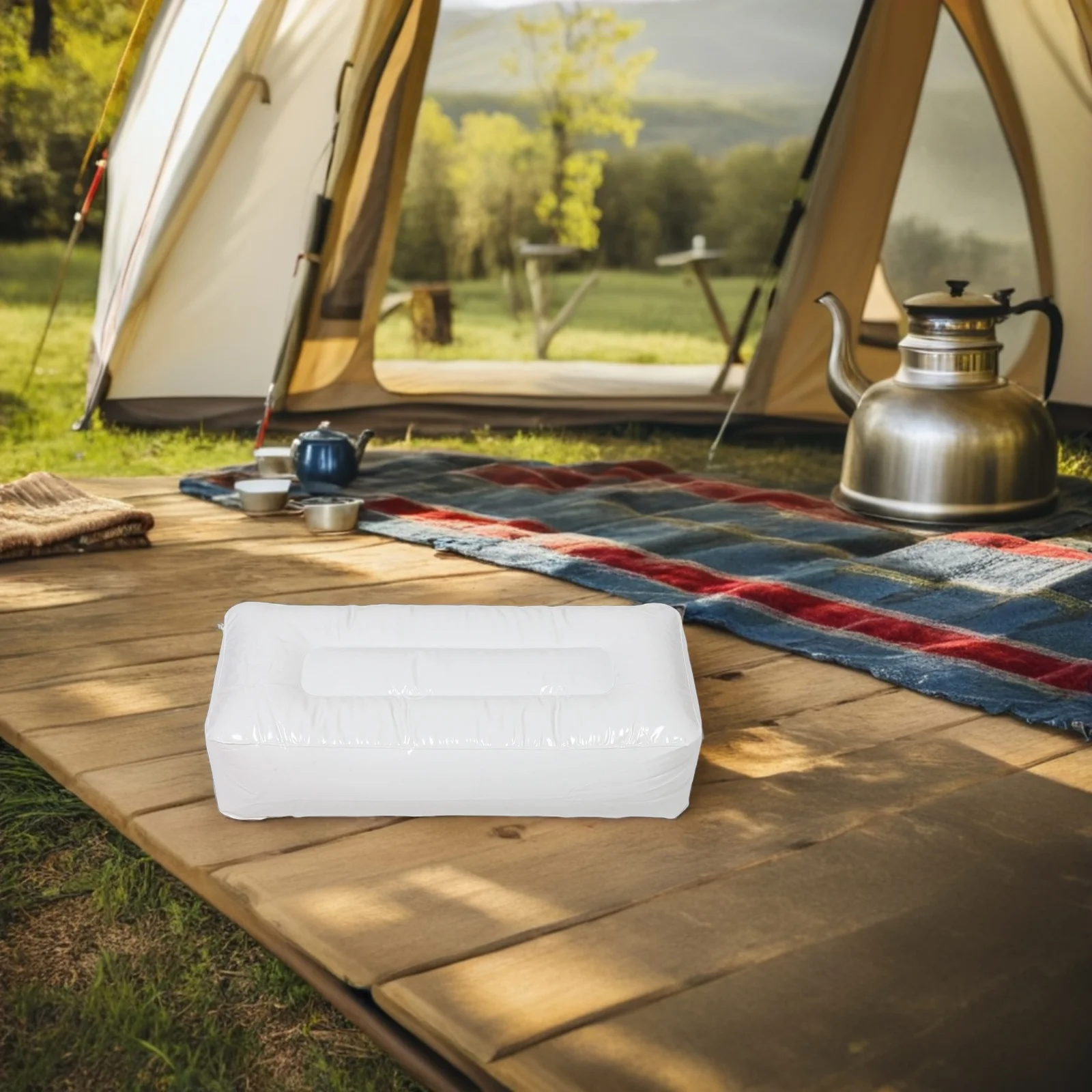 

Portable Inflatable Seat Cushion Lightweight Waterproof Kayak Pad for Camping Boating Fishing Outdoor Adventures