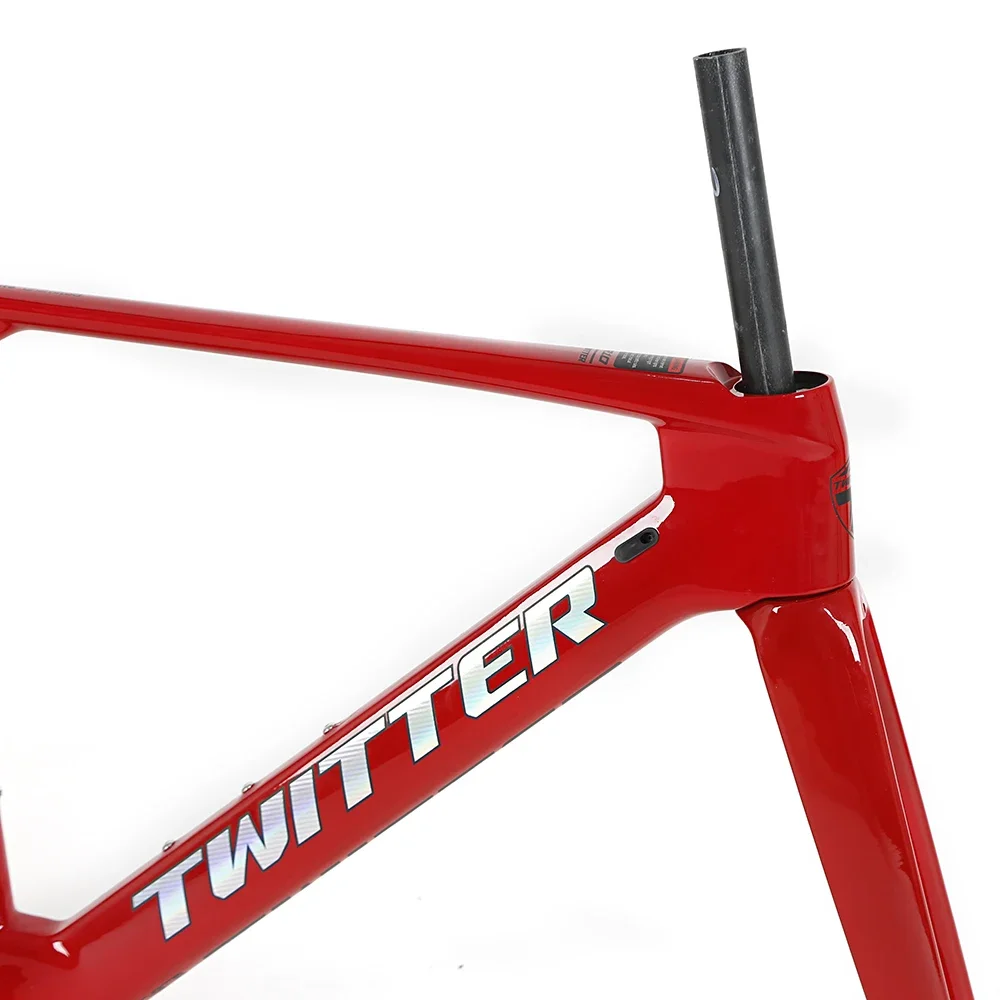 TWITTER 700C Carbon Road Bike Frame T900 C/V Brake Carbon Fibre Racing Bicycle Frameset with EPS Technology