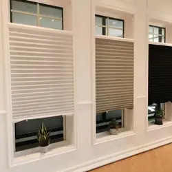 Simple Pleated Window Shades Self-Adhesive Non-Woven Semi-Shading Blinds Curtains Living Room Bedroom Bathroom Home Decorations