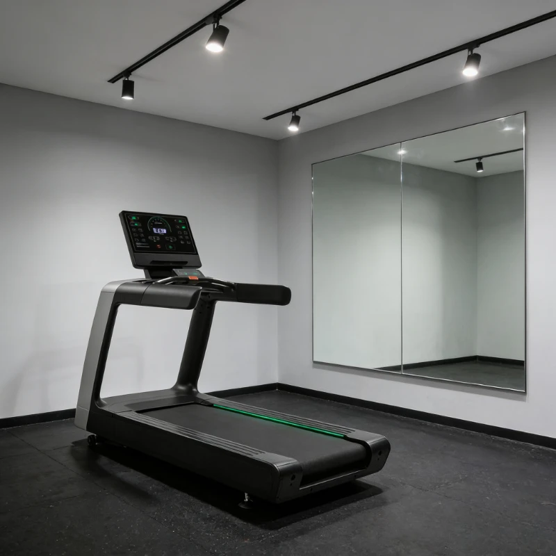 Commercial-Grade Treadmill LCD Smart Display Smooth Running Belt Stable Frame for Gym Home Cardio Workouts Fitness Enthusiasts