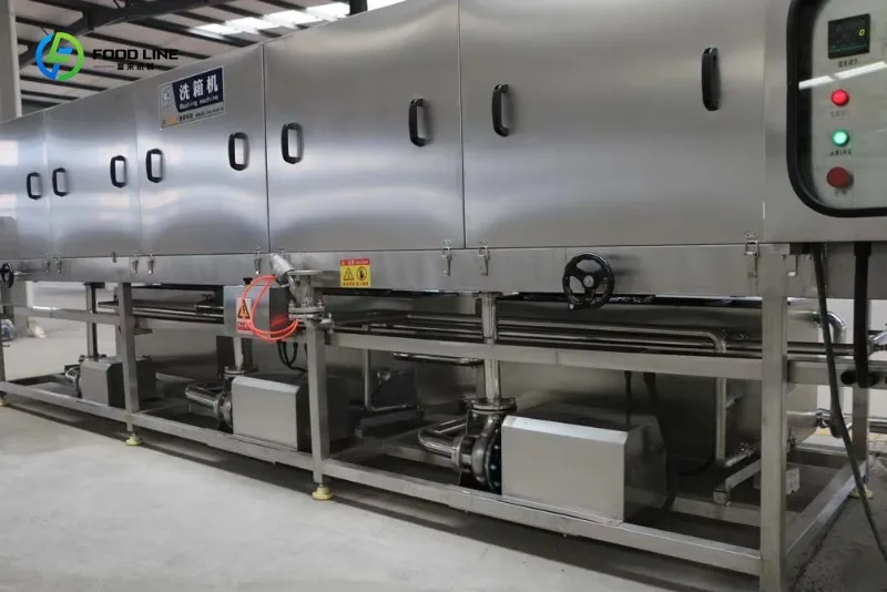 Customized Basket Commercial Box Bin Washer Automatic Plastic Crates Container Washing Machine