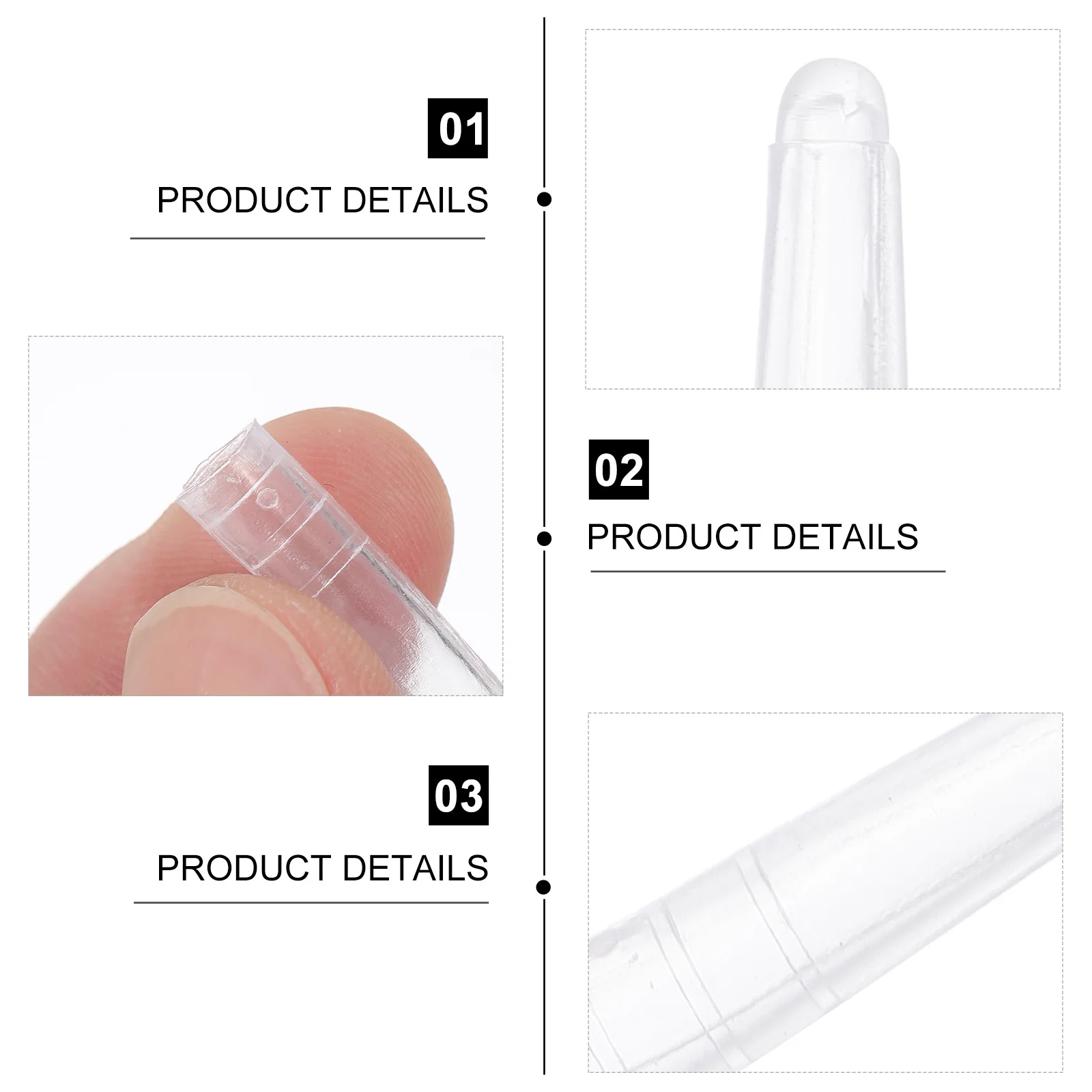 

200Pcs Anti-Slip Tweezers Protective Sleeve Soft Silicone Tweezers Tips Cover Durable Non-Skid Protector for Home Professional