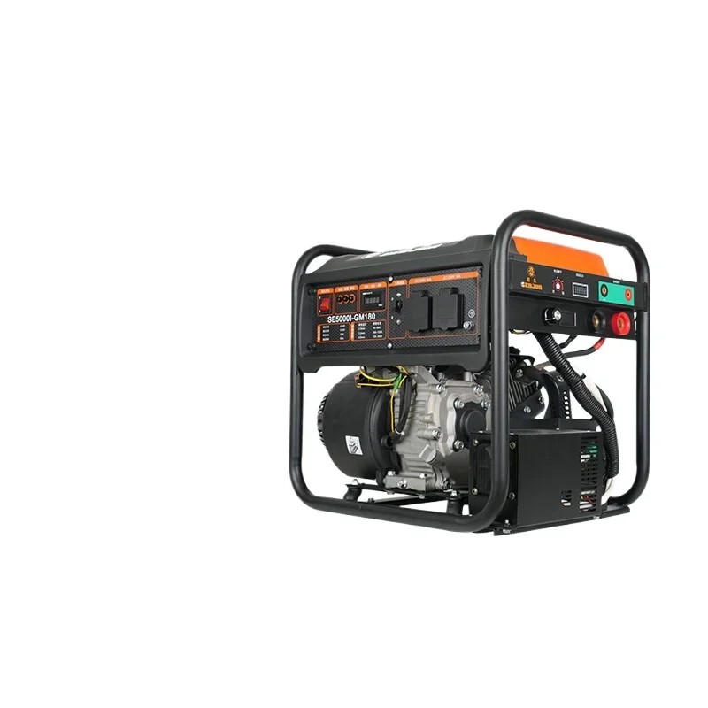 

Power generation electric welding machine small outdoor portable 220V low noise 4.5KW construction emergency