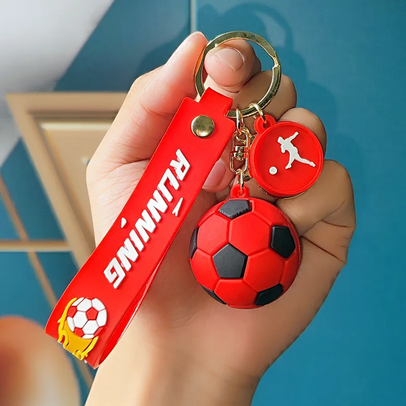 ZAKOL New Trendy Football Key Chain European Cup Accessories Keychain For Decorative Backpack Wholesale