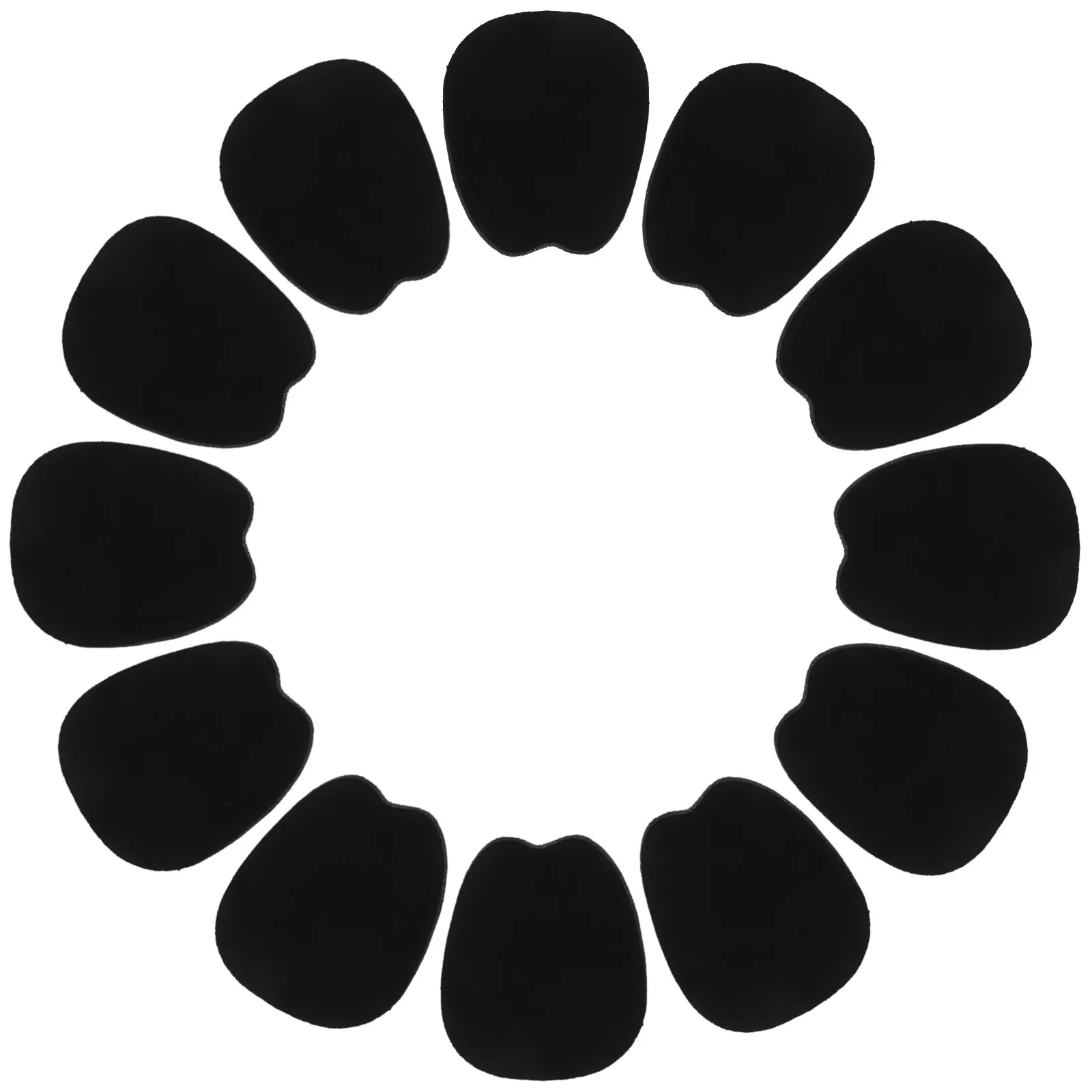 

10 шт. Нескользящие стельки для обуви, подушечки для передней части стопы, самоклеящиеся мягкие губчатые вкладыши для женской обуви на высоком каблуке, для длительного стояния, черные