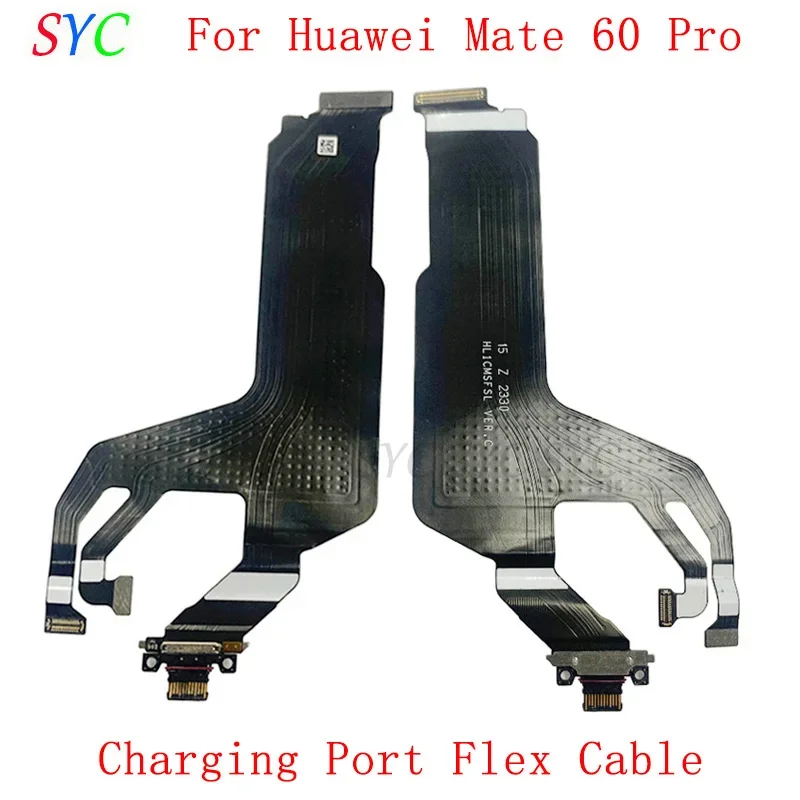 

Charging Port Plug Socket Flex Cable For Huawei Mate 60 Pro USB Charging Connector Dock Repair Parts