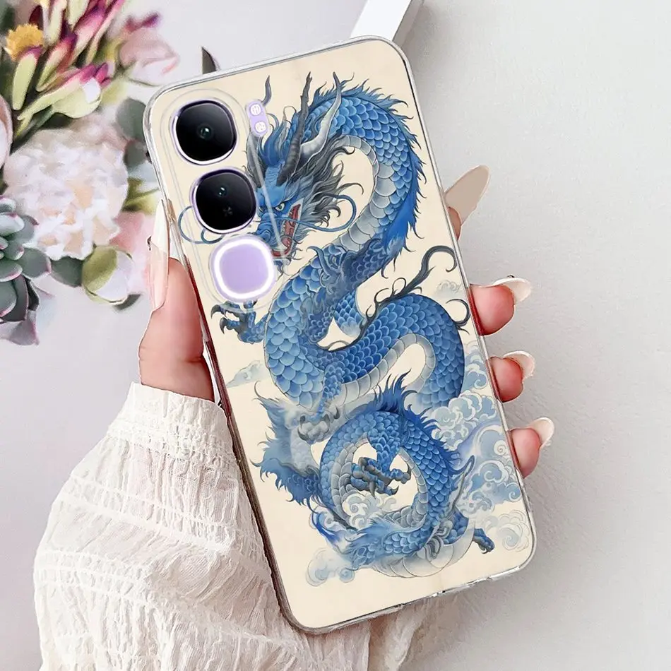 Phone Case For Vivo V40 Lite 4G 5G V40Lite (IDN) V40E V40 Pro V 40 SE New Fashion Cool Design Soft Silicone TPU Slim Cases