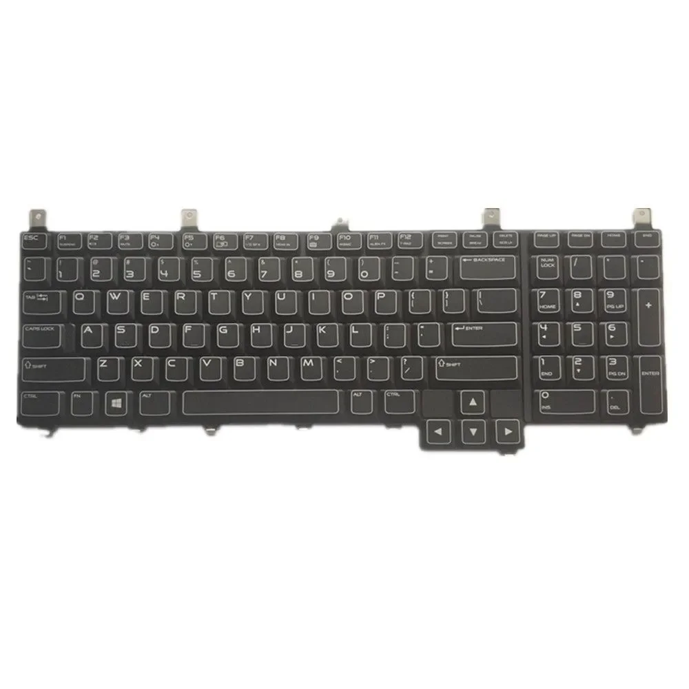 Imagem -02 - Teclado do Portátil para Dell Alienware M17x M17x r1 r2 r3 r4 r5 r6 Edição em Inglês Cor Preta Nsk-d8d01 Nsk-d8g01