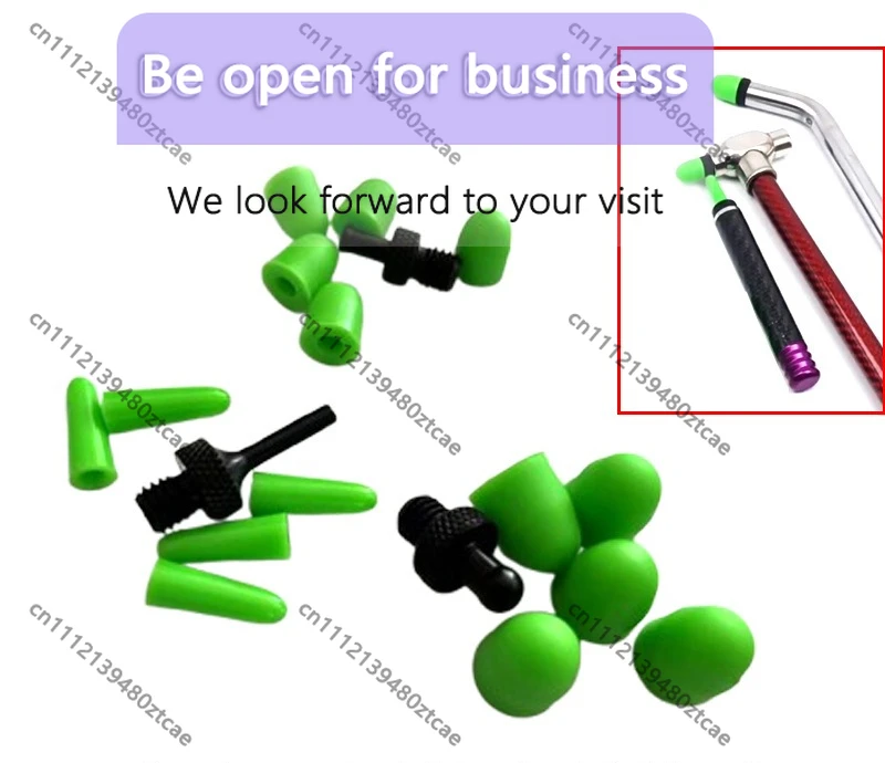 TPU M8 Replacement Head Car Dent Repair Tool Tips for Hook Hammer Pen & Crowbar Knock Head