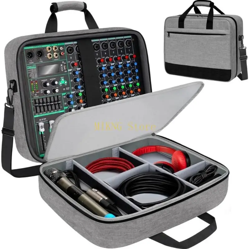 Portable Auditory Mixers Carrying Bag with Adjustable Strap and Reinforced Case best sale