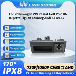LS AHD 1080P 170ยฐ Car Rear View Trunk Handle Camera For Volkswagen VW Passat Golf Polo B6 B7 Jetta Tiguan Touareg Audi A3 A4 A5