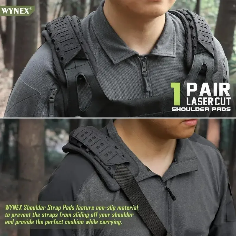 Épaulière tactique d'extérieur, écharpe tactique respirante, coussin antidérapant, accessoires de Camping, randonnée, sac à dos