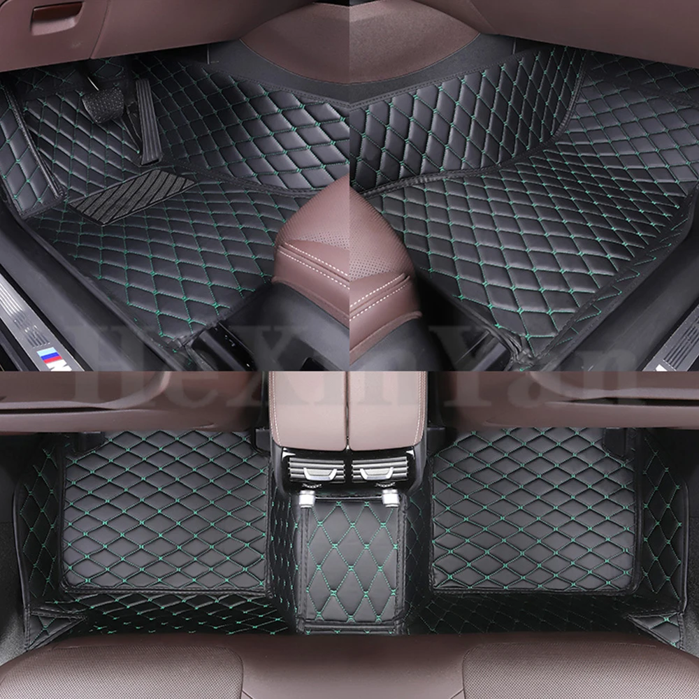 Custom Car Floor Mats for BMW X1 F48 F49 2016 2017 2018 2019 2020 2021 2022 All model auto Carpet Footbridge accessories styling