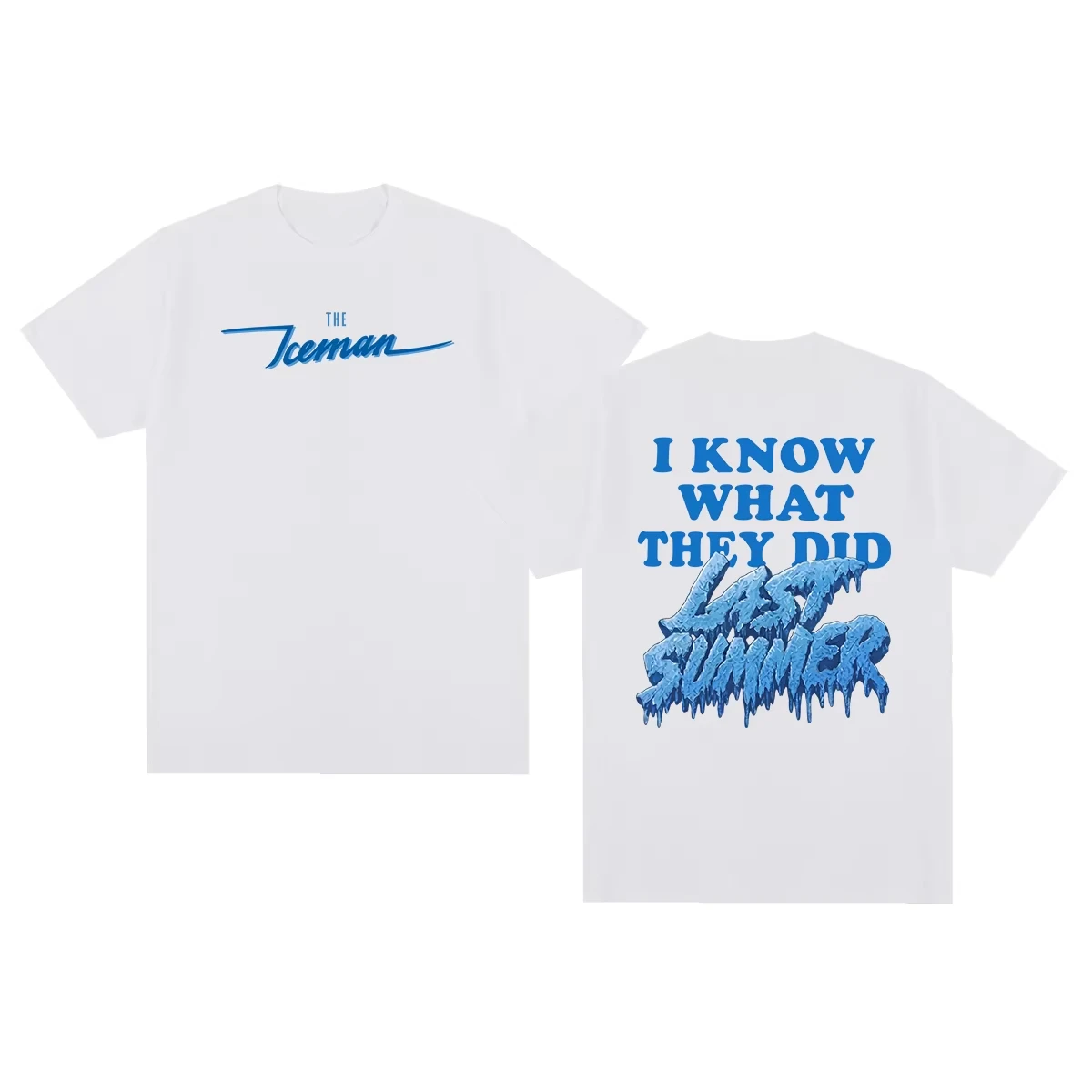 Summer Hot Sale Drake ICEMAN Vintage T-shirt Streetwear Hip Hop Unisex Punk Round T shirt Y2K Gothic Cotton Oversized T-shirt