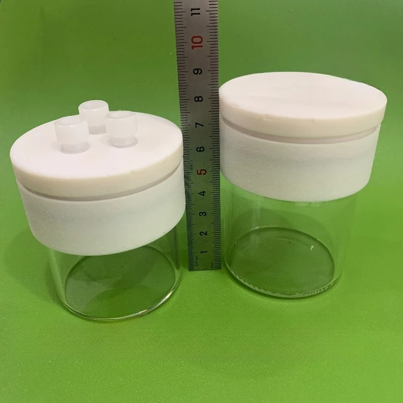 50x50mm PTFE Electrolytic Cell Lid - Circular/Square/Threaded Options for Custom Reactor Designs