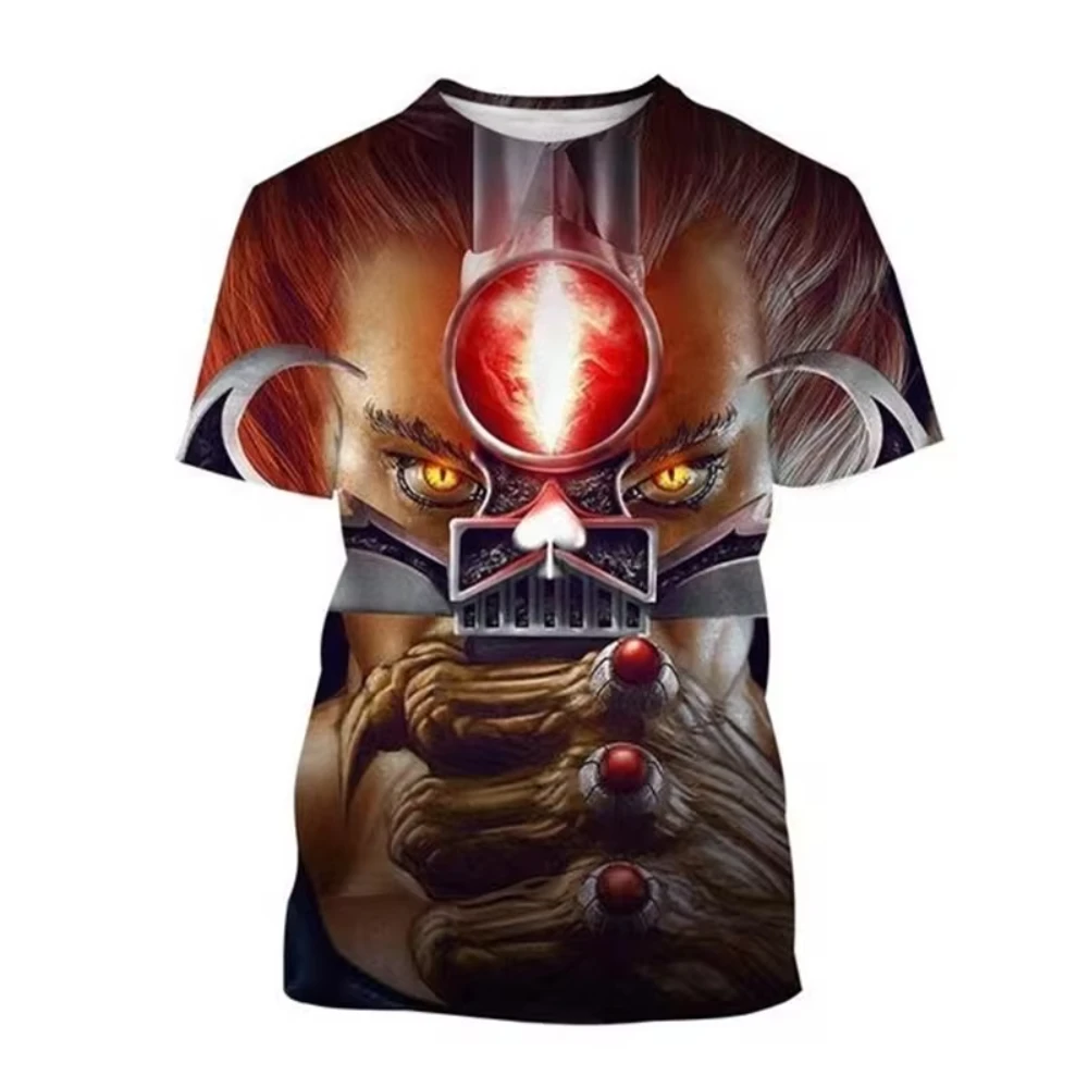 Classic Anime Thundercats 3D Print Men's T-shirt Fashion Oversized Streetwear Casual Short Sleeve Kids Tees Tops Unisex Clothing