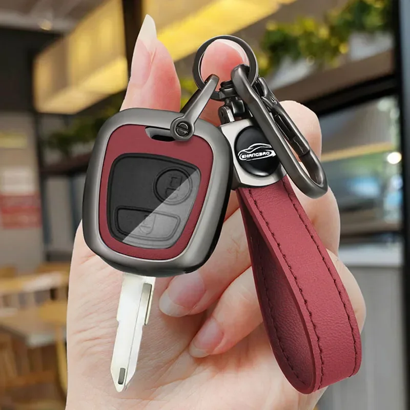 

2/3 Button Remote Control Blank Car Key Shell Key Box For Peugeot 206 Blade Car Alarm Key Box Car Keychain Accessories