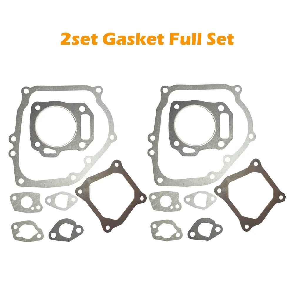 2pcs Cylinder Head Crankcase Valve Cover Intake Carburetor Gasket Full Set For Honda GX160 GX200 5.5HP 6.5HP GX 160 200