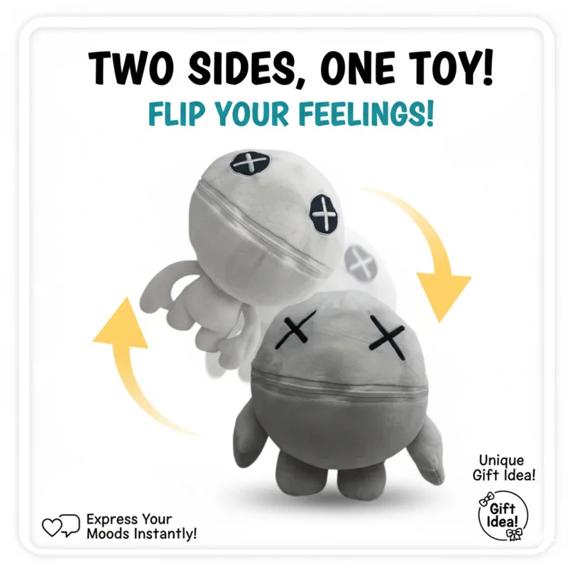 

Anime Y2K Horror Game Plush Doll Game Purple Hair Girl Stuffed Toy Cute Creepy Plushie Figure Kids Halloween Present Gift New