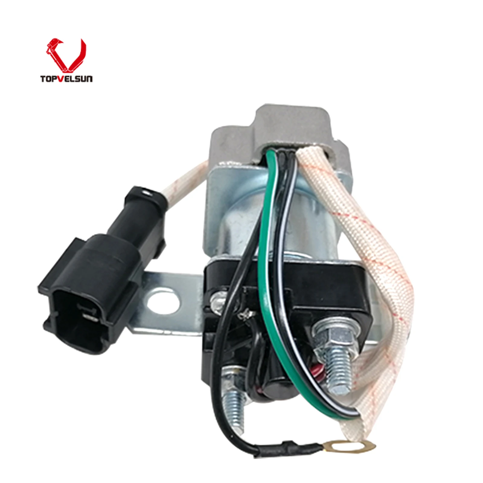 Starter Relay 600-815-2170 600-815-2171 24V - TOPVELSUN Relay Switch Suitable for Komatsu Engine 4D95L-1 4D102E-1 6D125-1