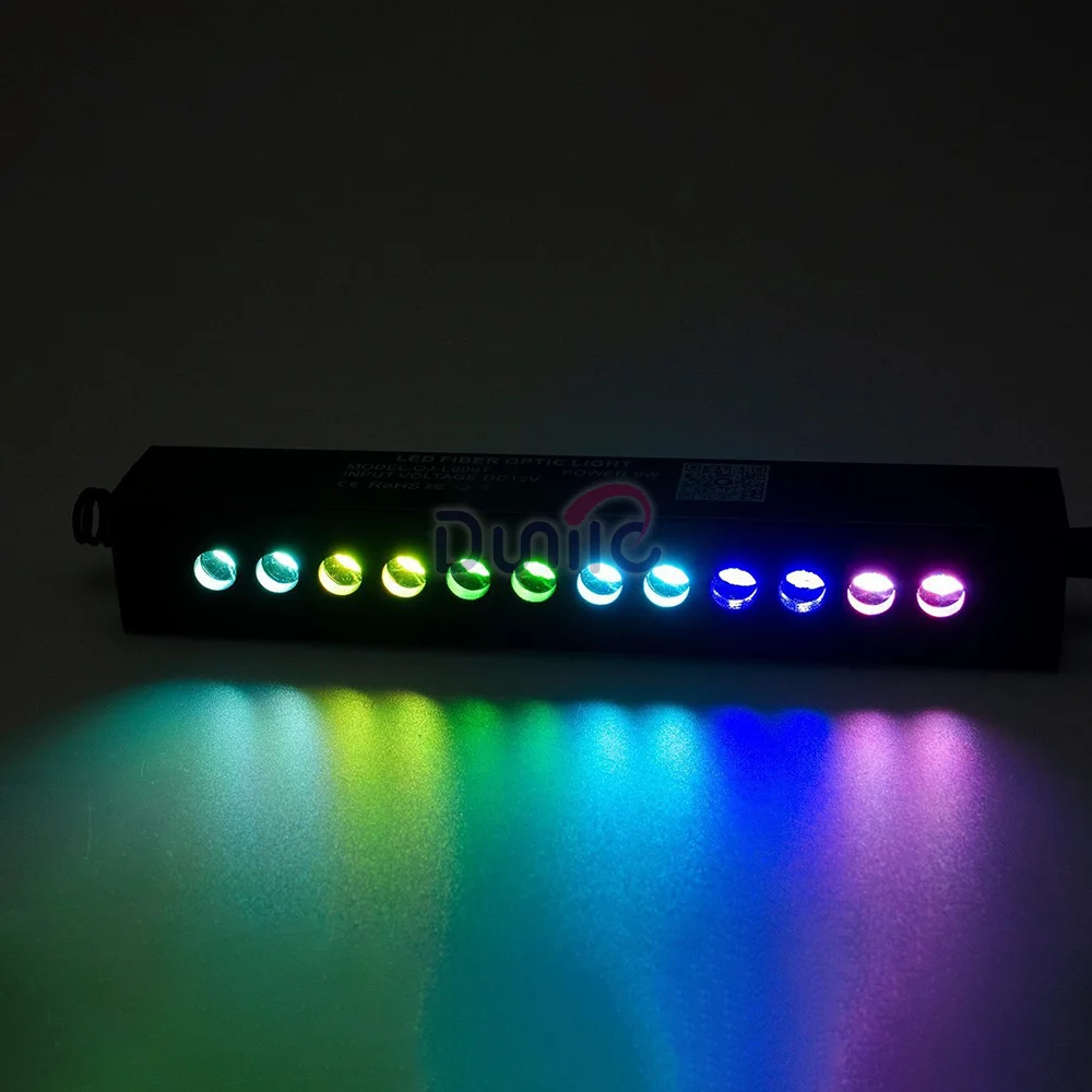 APP LED Fiber Optic Shooting Meteor Light Engine with White RGB RF Remote For Ceiling Car Headliner