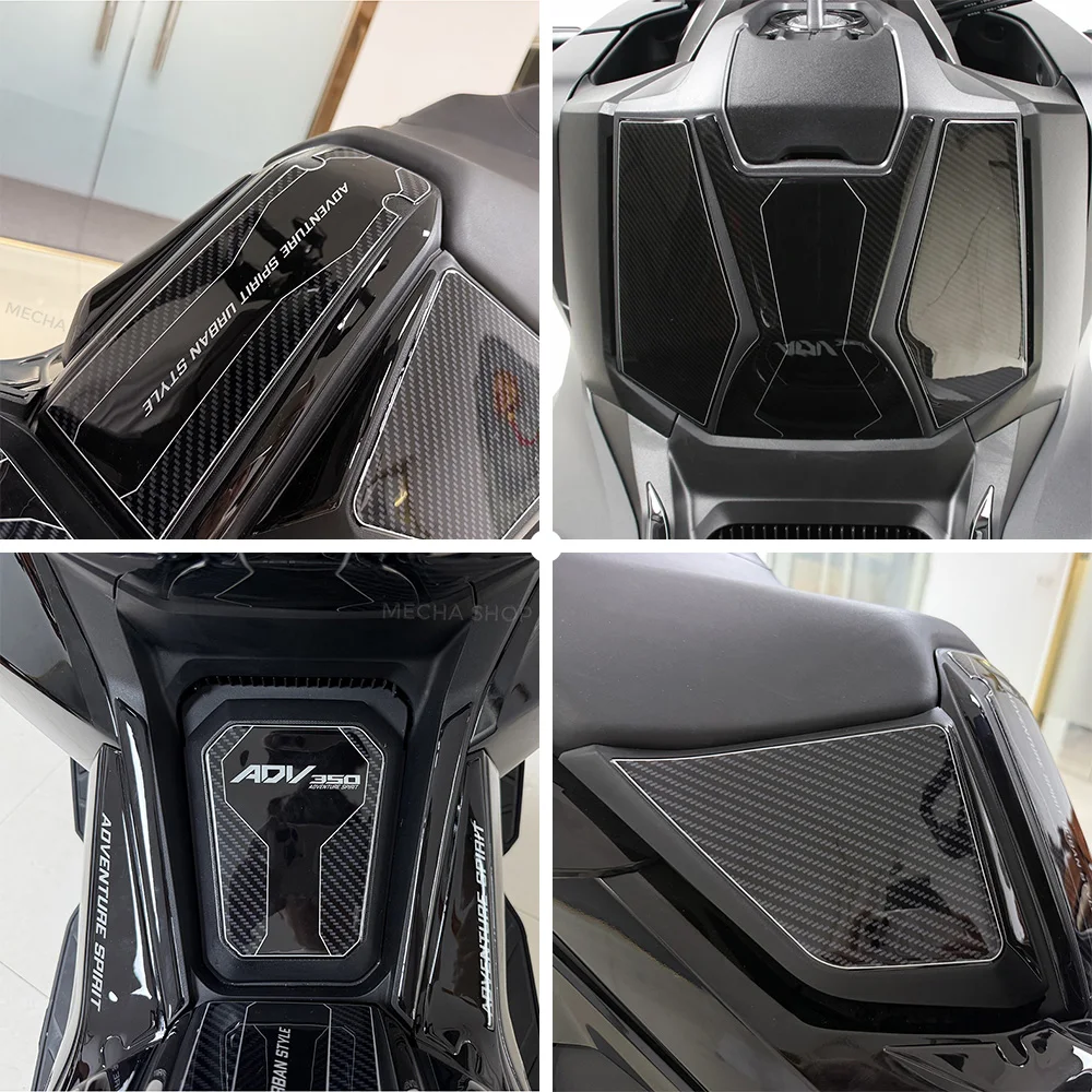Motorcycle Accessories for ADV 350 ADV350 2025 Waterproof and scratch-resistant 3D resin sticker protection kit tank pad 2022- 6