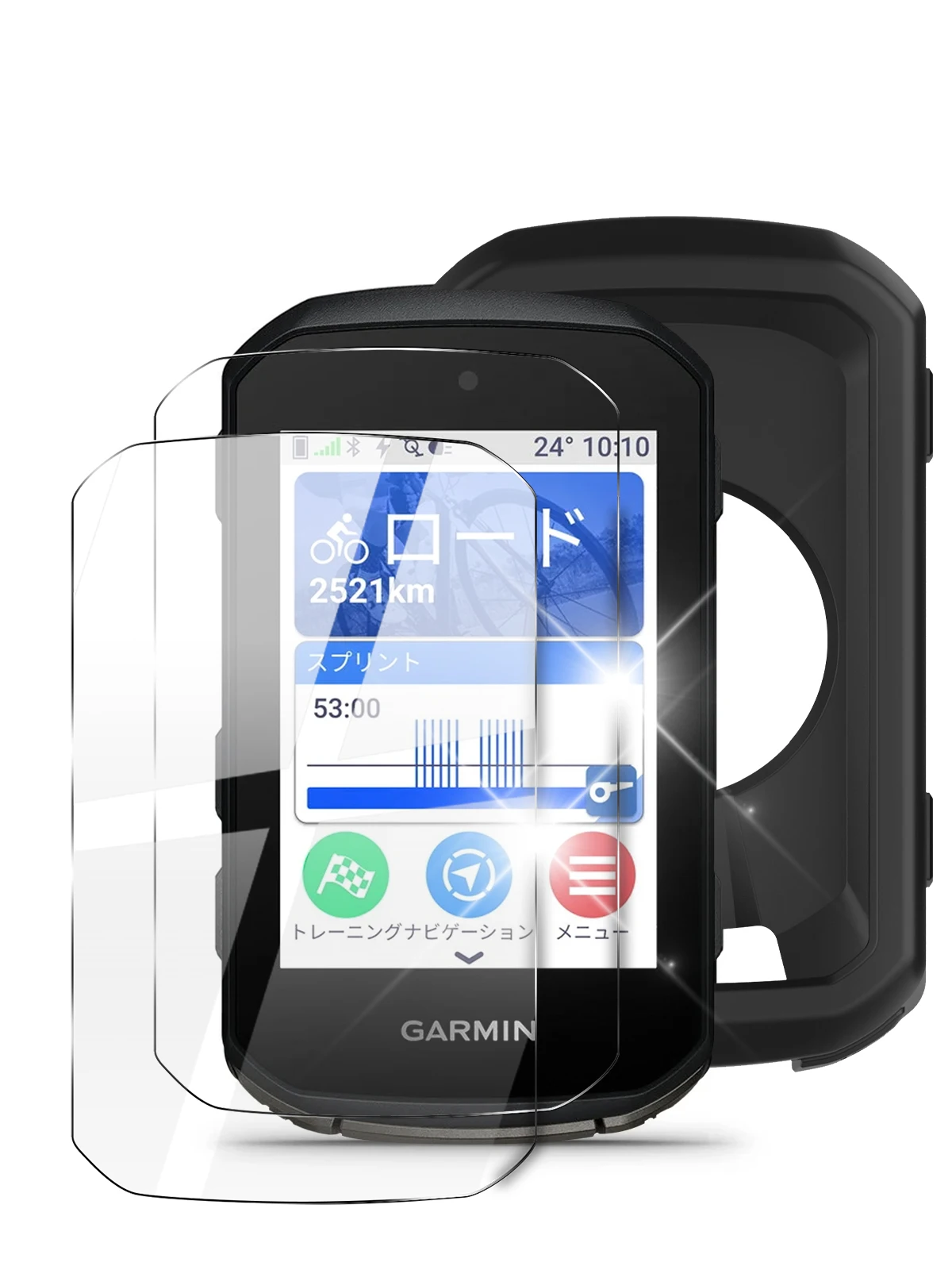AliExpress DUNTIS 2-IN-1 Glass+Silicone Case For Garmin Edge 550 850 GPS Bicycle Stopwatch Screen Protector Glass Film&Silicone Cover Accessories