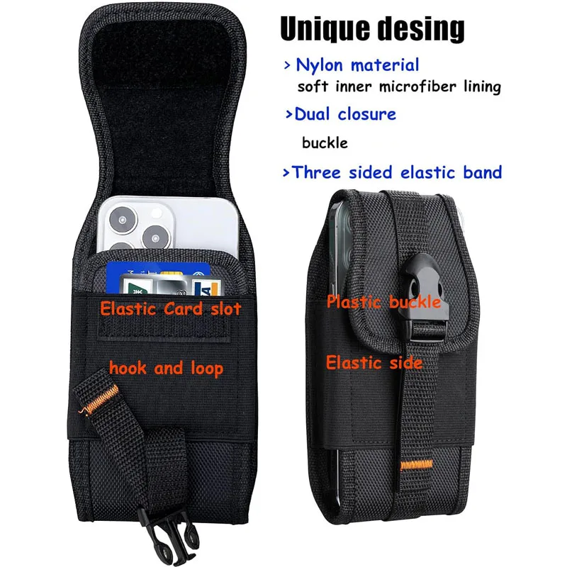 Phone Pouch For Unihertz Tank 3S 2 Pro Flip Wallet Case Cover For Unihertz 8849 Tank 3 Pro Mini 1 Tank 3 Start24 Belt Waist Bag