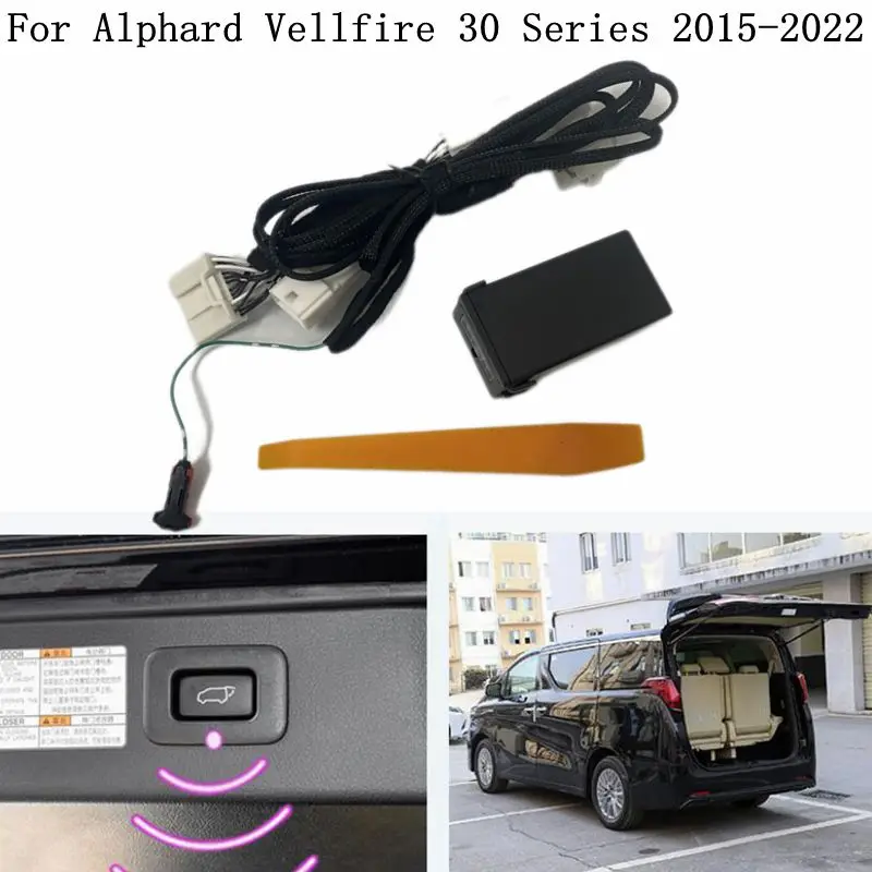 Automatic Opening Tailgate Module For Toyota Alphard Vellfire 30 Series 2015-2022 Electric Trunk Door Modification Accessories suction power lift soft close door rear closer power lock system electric suction for toyota alphard