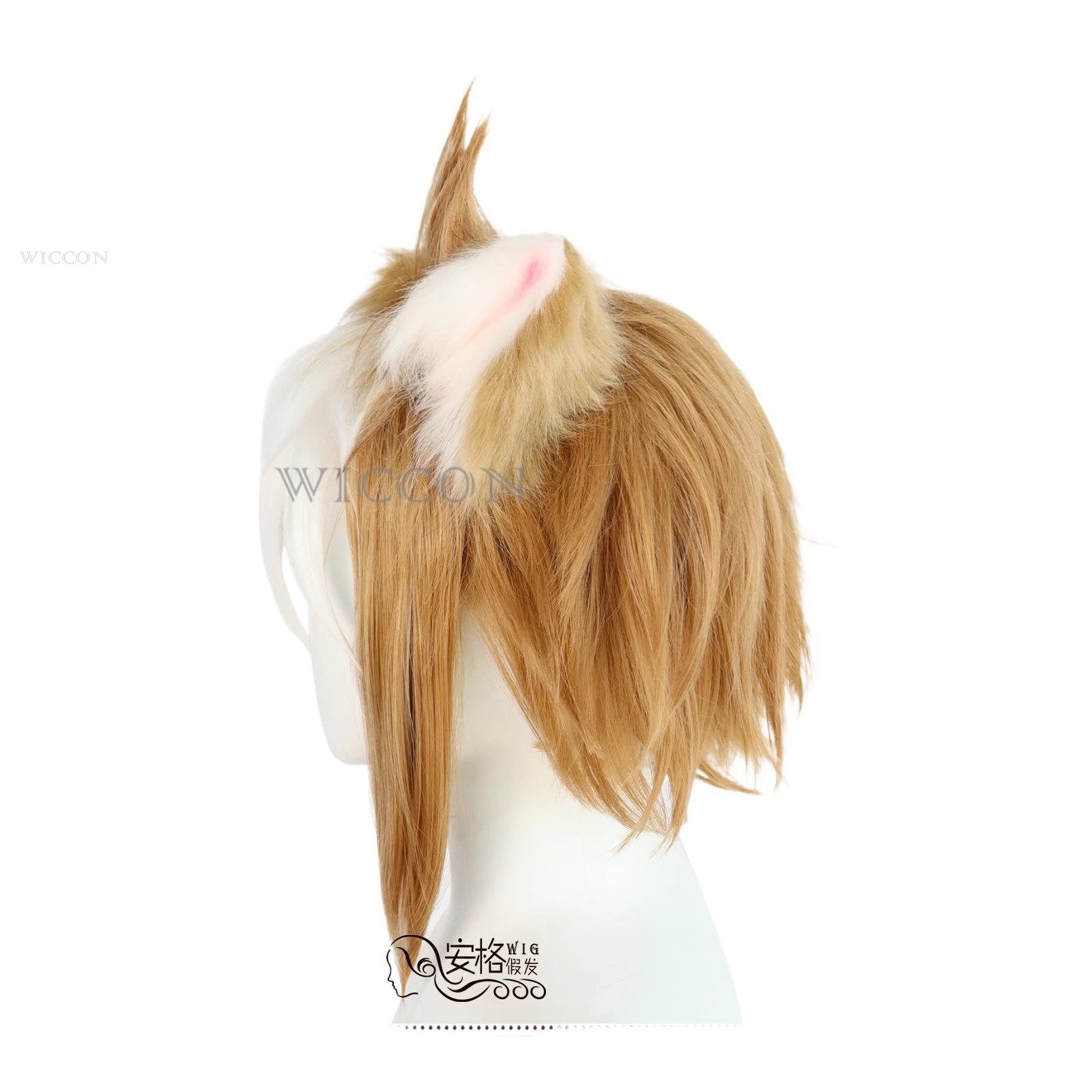 Gorou Render Cosplay Headwear Hair Wig Genshin Impact Hair Clip Hair Pin Anime Hair Band Hair Clap Halloween Costume Accessory image 4