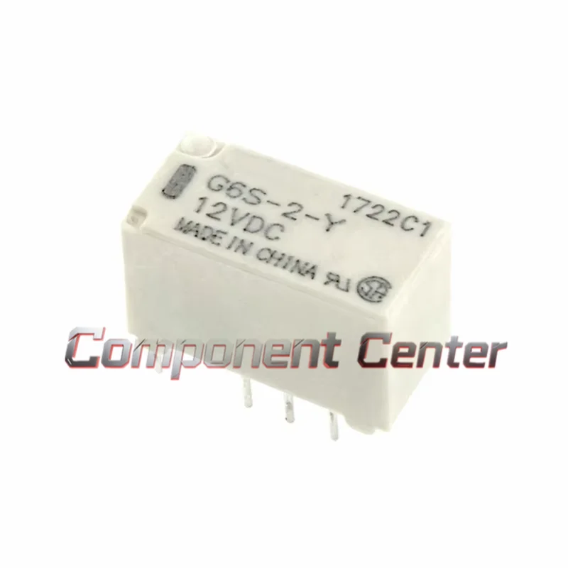 G6S-2-Y-5VDC G6S-2-Y-12VDC G6S-2-Y-24VDC (5-20pieces) Free Shipping 5V DC/ 12V DC/ 24V DC Low Signal Relay ,Original In Stock
