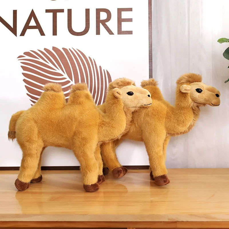 Creative design of simulated camel plush toy, cute, fun, soft and comfortable gift, home decoration adds atmosphere