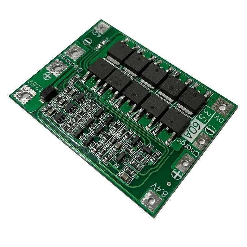 1PCS 3 string 11.1V 12.6V 18650 Li-ion battery charger protection board balanced/enhanced 60A bootable