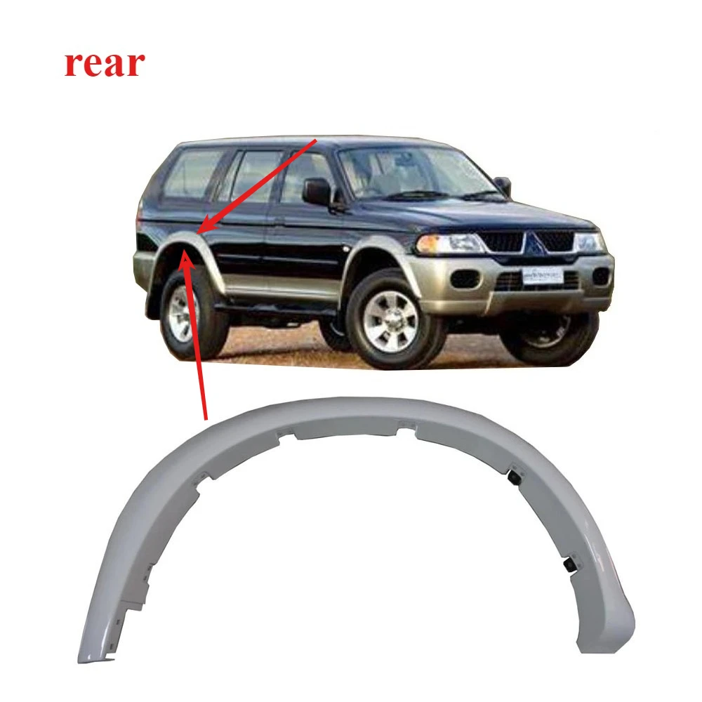 

1 Piece 3.0L Rear Wheel Eyebrow for Pajero Sport K90 Rear Wheel Eyebrow for Nativa K80 Mudguard Set for Montero Sport 7420A054
