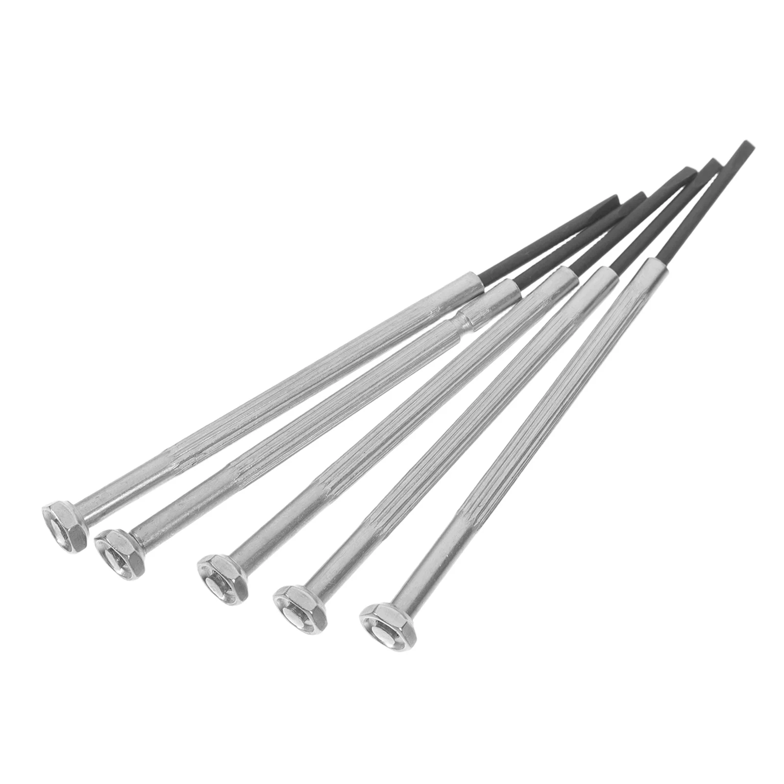 5 Buah Set Alat Perbaikan Obeng Logam Kepala Datar untuk Perawatan Klarinet, Seruling, Oboe, Piccolo, Alat Perbaikan Seruling
