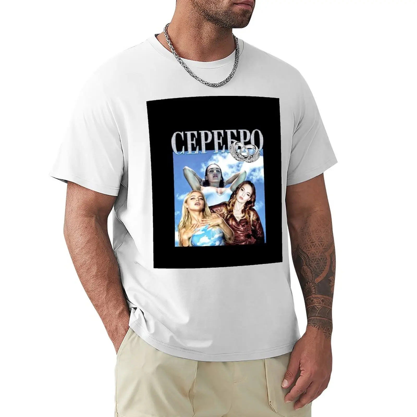 SEREBRO T-Shirt boys t shirts aesthetic clothes anime clothes summer top men long sleeve t shirts