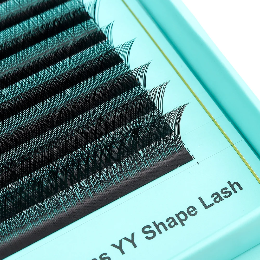 Hh. Ys Yy 2400 Fans Lash Extensions Levert Lash 0.07Mm D Curl Mix Lade 8-15Mm Eenvoudig Ventilator Premade Volume Fans