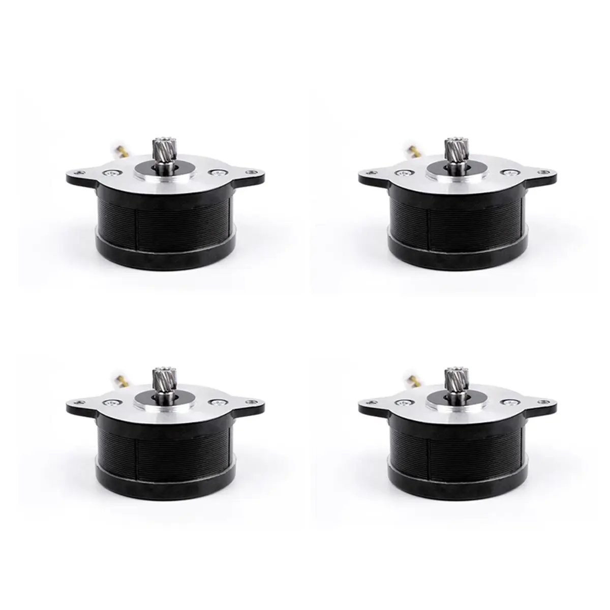 4PCS 36 Circular Stepper Motor for X1/P1 Extruder Motor 9 Tooth Helical Gear for X1/X1C/P1P/P1S