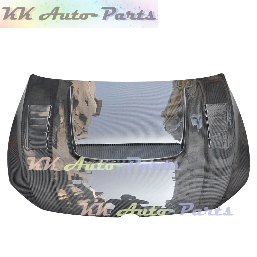 For Volkswagen VW Golf 8 MK8 GTI Carbon Fiber Front Engine Hood Cover Bonnet Trim Auto Tuning