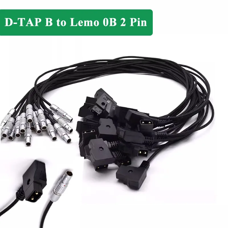 

Кабель питания Lemo 0B 2 Pin - D-TAP B, совместимый с Weigu Mammoth 2-core Teradek для беспроводной передачи изображения, прямой/угловой разъем