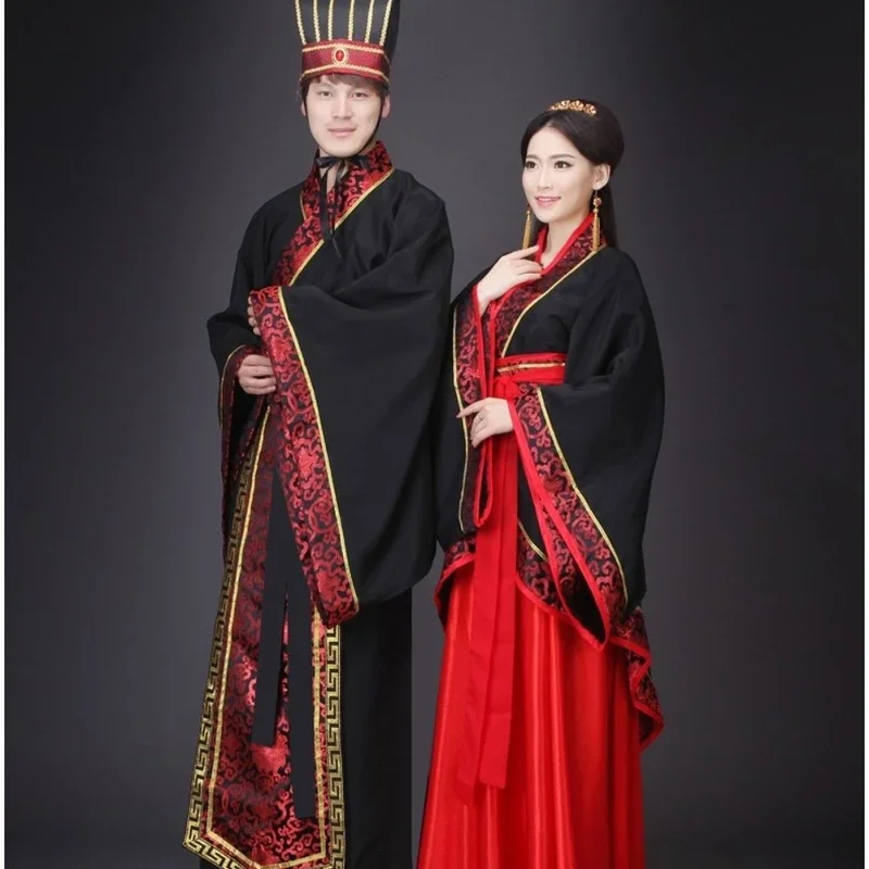 New Chinese Ancient Costume Hanfu Male and Female Role Playing Costume Adult Couple Halloween Costume