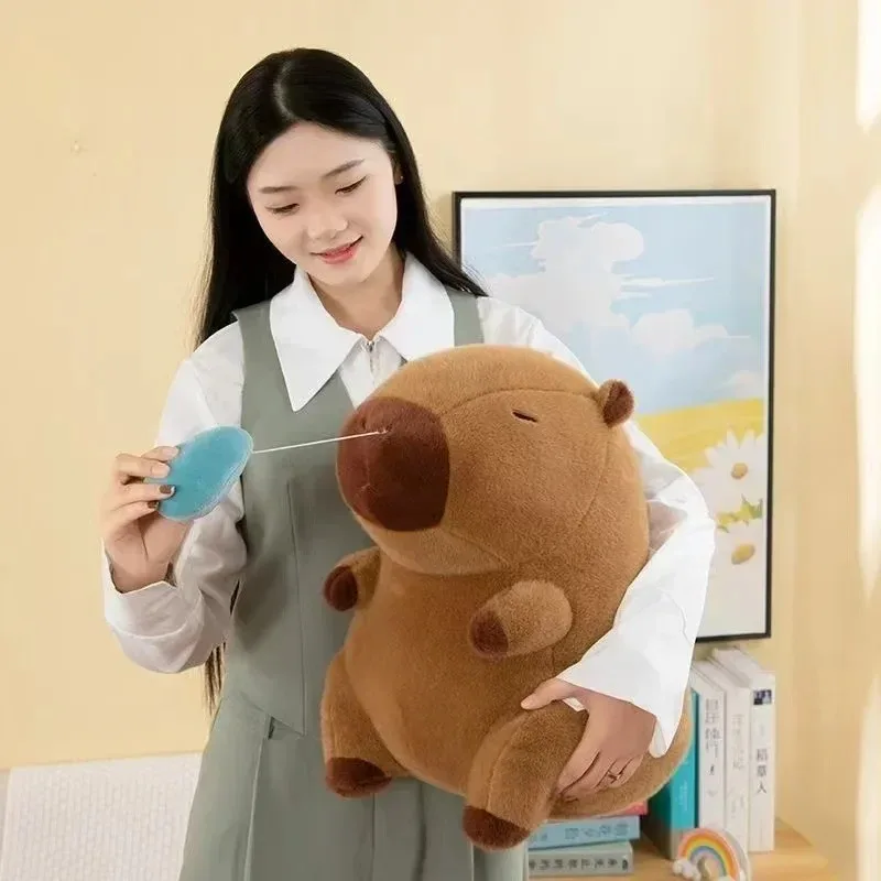 

Милая плюшевая игрушка-капибара, супермилая плюшевая кукла, очаровательные плюшевые игрушки, подарки для детей, украшение интерьера, подарки на день рождения