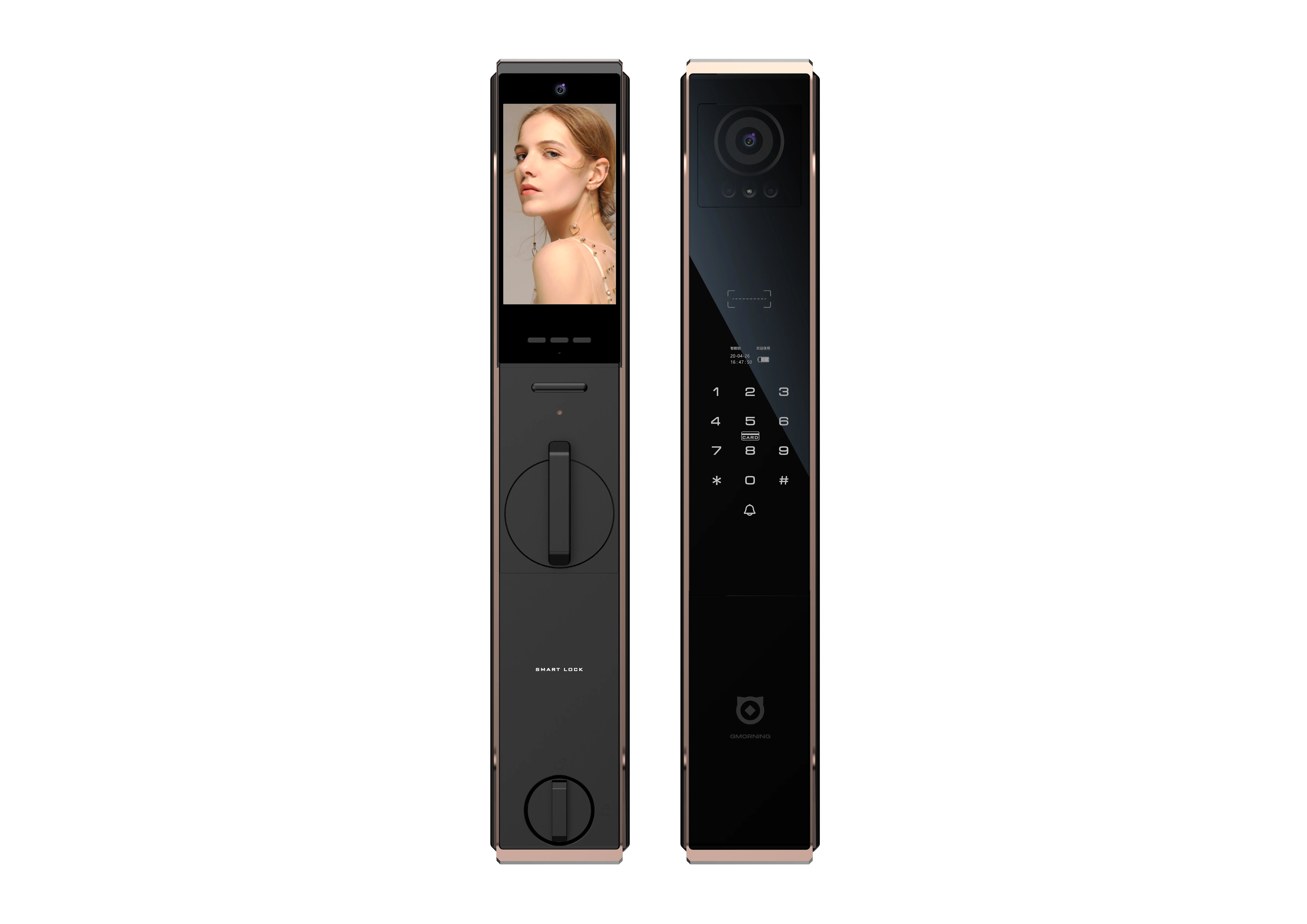 Picture 4: Smart Lock for Wood Door Electric Smart Digital Security CameraAutomatic Face Fingerprint Recognition Video Intercom Wifi