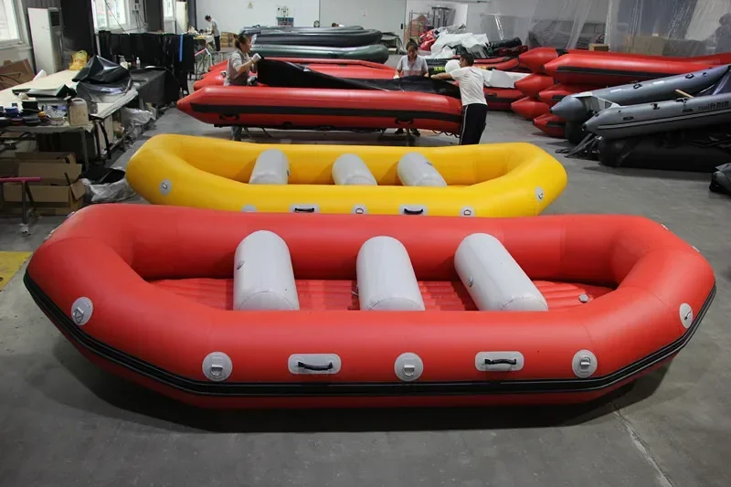 for Whitewater raft self bailing with bottom strengthened with rubbing plates rafting boats