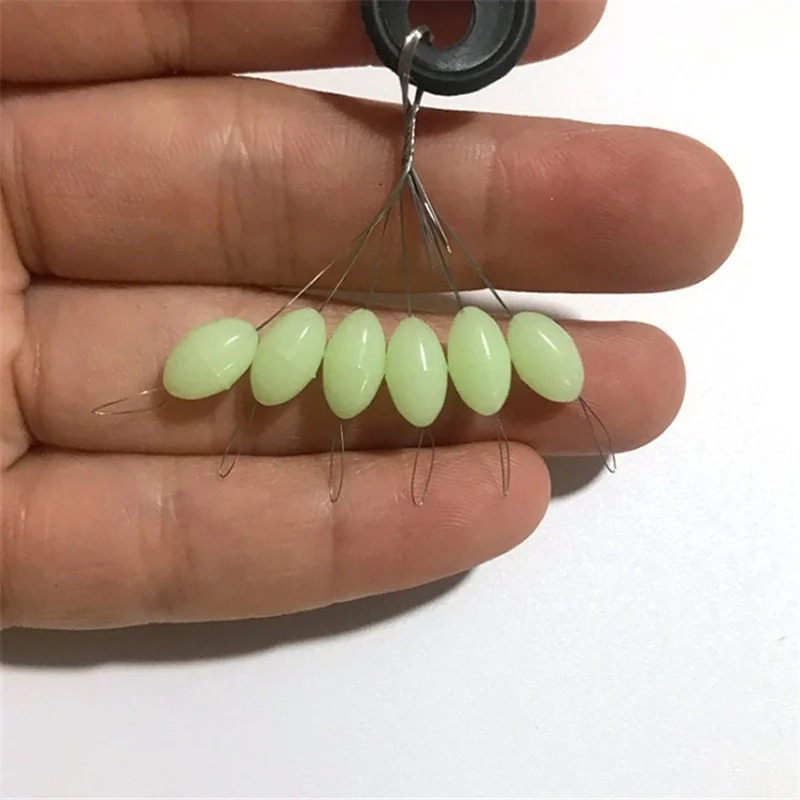 Flotador luminoso Bobber con tapón de goma para pesca y boya
